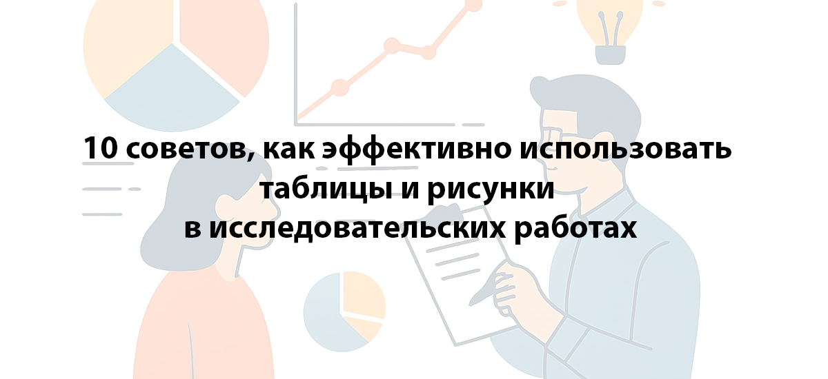 10 советов, как эффективно использовать таблицы и рисунки в исследовательских работах
