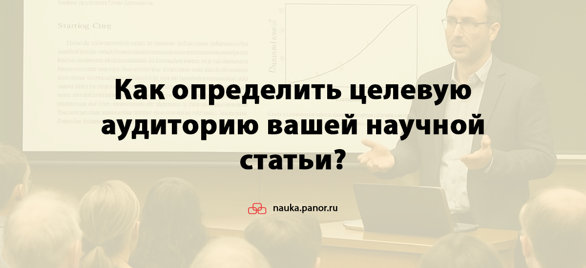 Как определить целевую аудиторию вашей научной статьи?