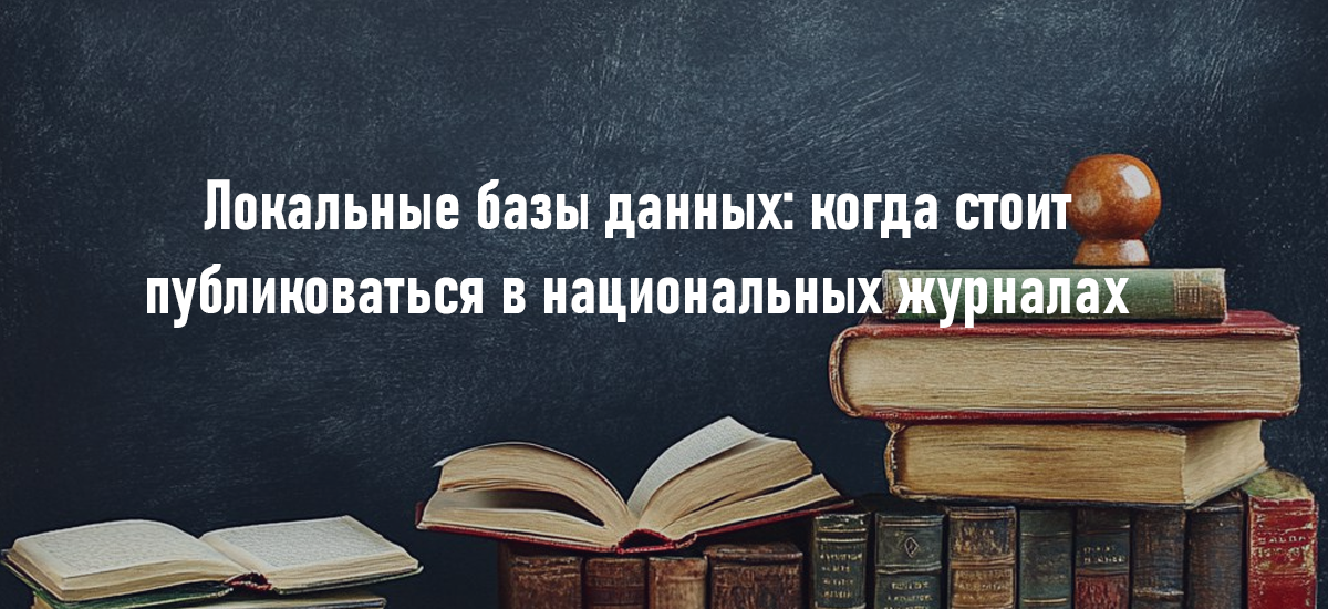 Локальные базы данных: когда стоит публиковаться в национальных журналах